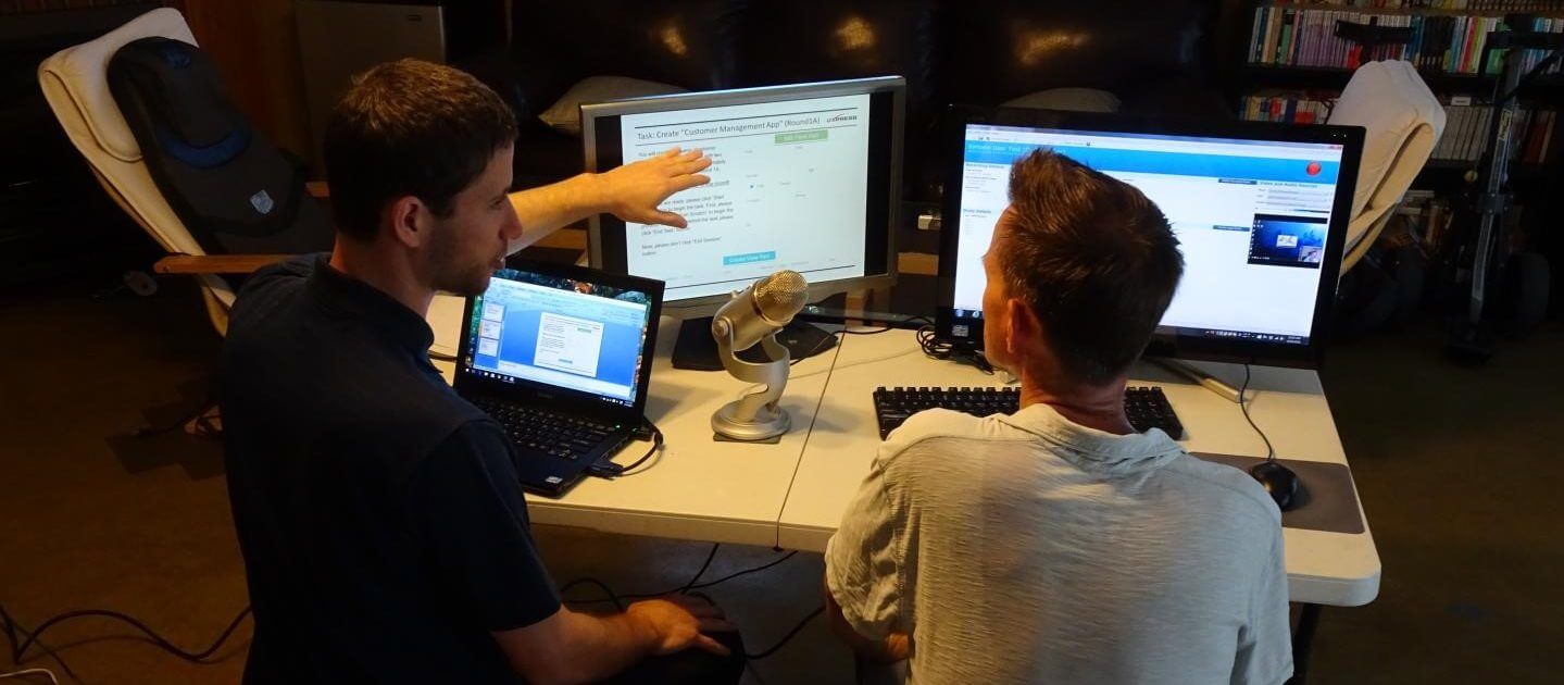 User Test Session User testing session